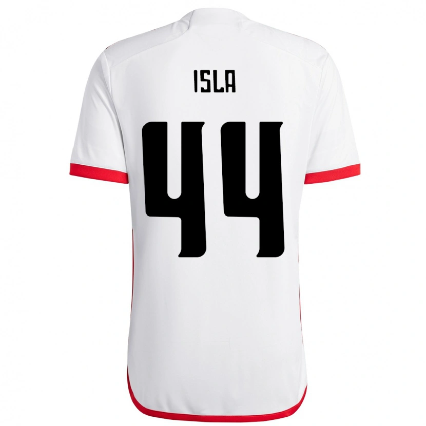 Danxen Dzieci Mauricio Isla #44 Czerwony Czarny Wyjazdowa Koszulka 2025/26 Koszulki Klubowe