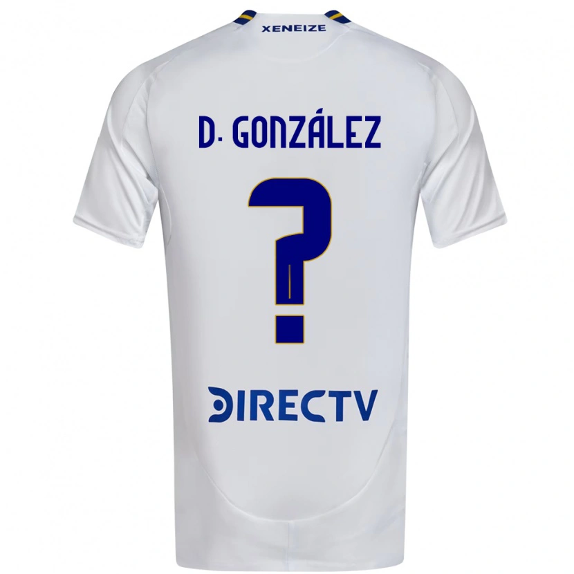 Danxen Dzieci Dante González #0 Królewski Niebieski Żółty Wyjazdowa Koszulka 2025/26 Koszulki Klubowe
