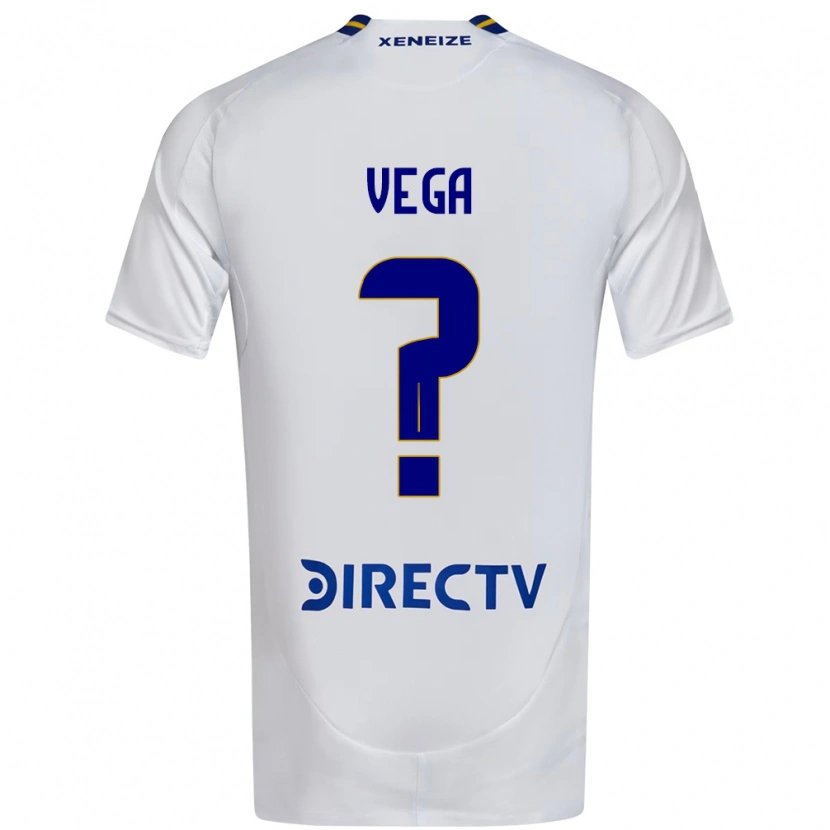 Danxen Dzieci Gabriel Vega #0 Królewski Niebieski Żółty Wyjazdowa Koszulka 2025/26 Koszulki Klubowe