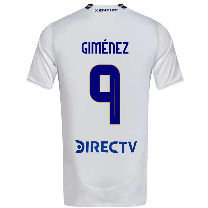 Danxen Dzieci Milton Giménez #9 Królewski Niebieski Żółty Wyjazdowa Koszulka 2025/26 Koszulki Klubowe