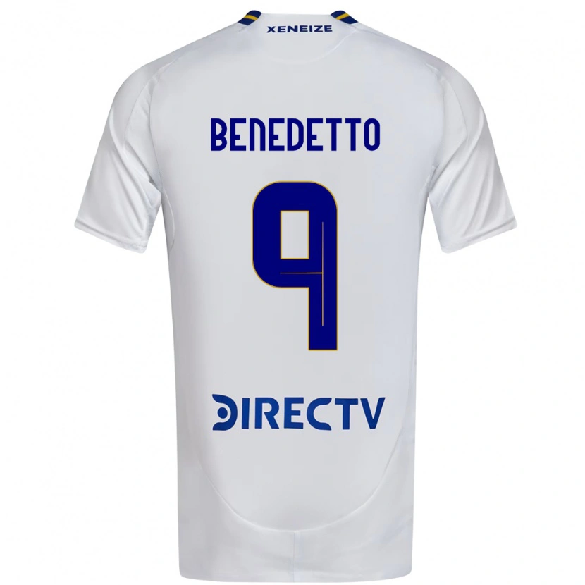 Danxen Dzieci Dario Benedetto #9 Królewski Niebieski Żółty Wyjazdowa Koszulka 2025/26 Koszulki Klubowe