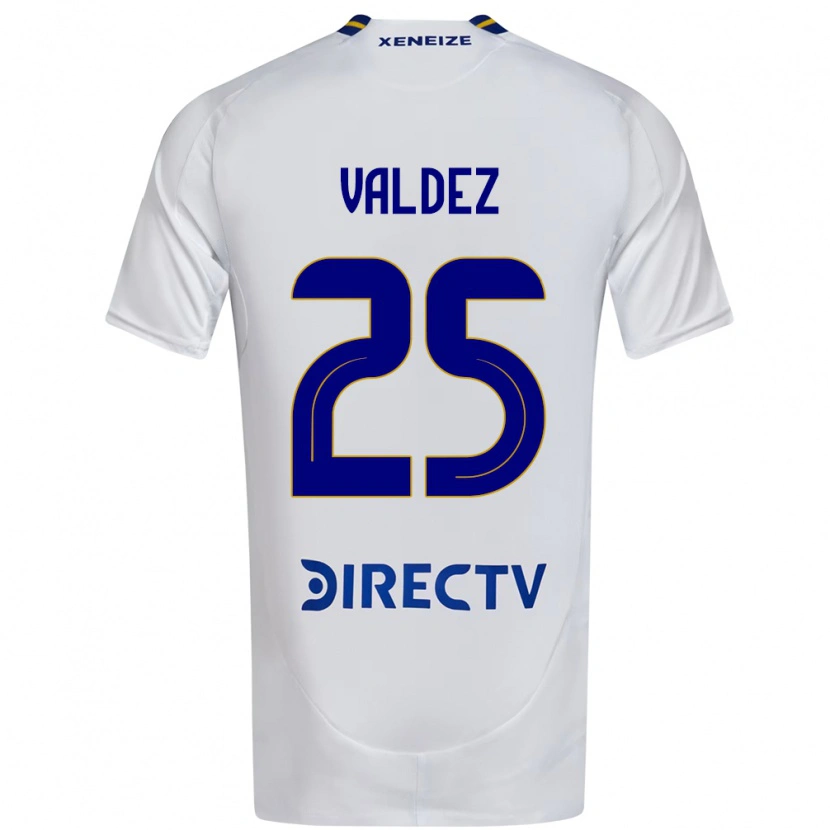 Danxen Dzieci Bruno Valdez #25 Królewski Niebieski Żółty Wyjazdowa Koszulka 2025/26 Koszulki Klubowe