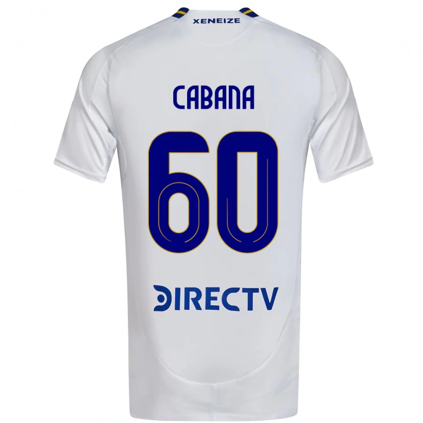 Danxen Dzieci Juan Pablo Cabana #60 Królewski Niebieski Żółty Wyjazdowa Koszulka 2025/26 Koszulki Klubowe