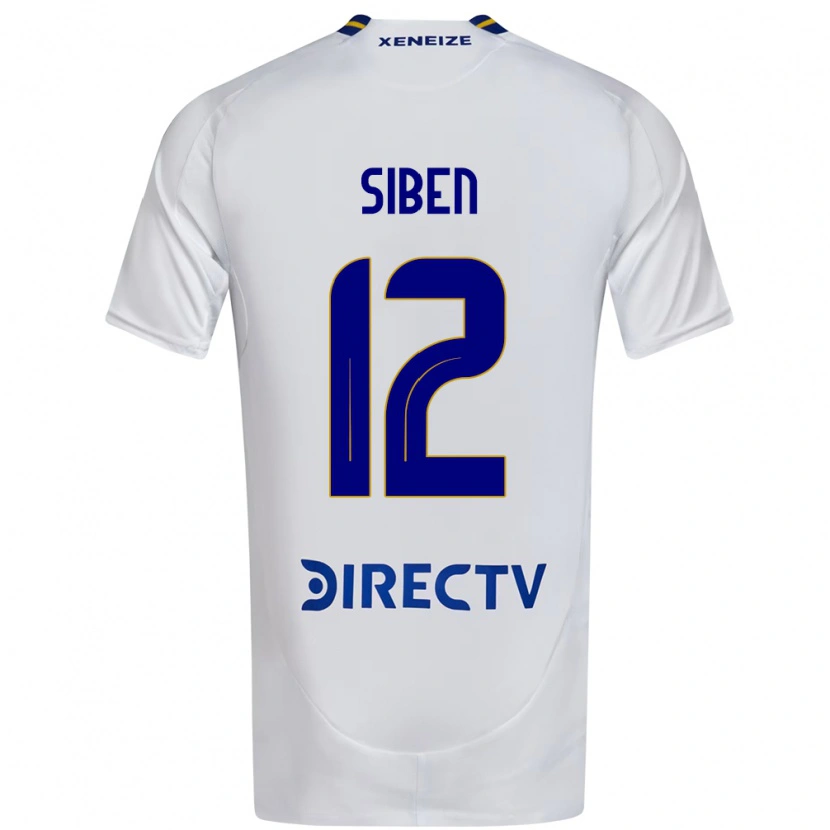 Danxen Dzieci Priscila Siben #12 Królewski Niebieski Żółty Wyjazdowa Koszulka 2025/26 Koszulki Klubowe