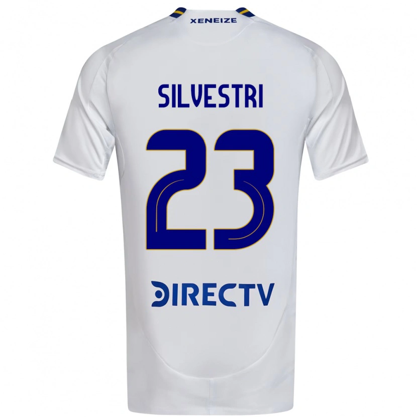 Danxen Dzieci Delfina Silvestri #23 Królewski Niebieski Żółty Wyjazdowa Koszulka 2025/26 Koszulki Klubowe