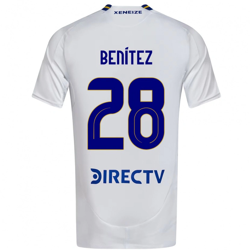 Danxen Dzieci Yazmín Benítez #28 Królewski Niebieski Żółty Wyjazdowa Koszulka 2025/26 Koszulki Klubowe