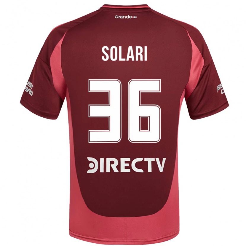 Danxen Dzieci Pablo Solari #36 Biały Czerwony Wyjazdowa Koszulka 2025/26 Koszulki Klubowe