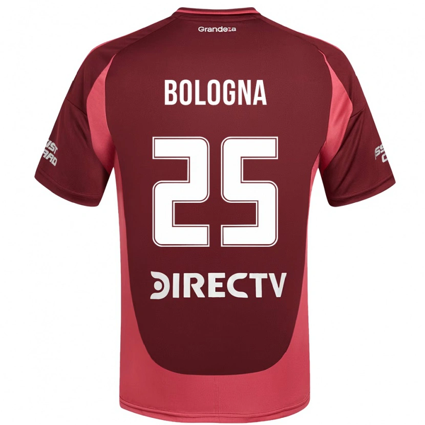 Danxen Dzieci Enrique Bologna #25 Biały Czerwony Wyjazdowa Koszulka 2025/26 Koszulki Klubowe