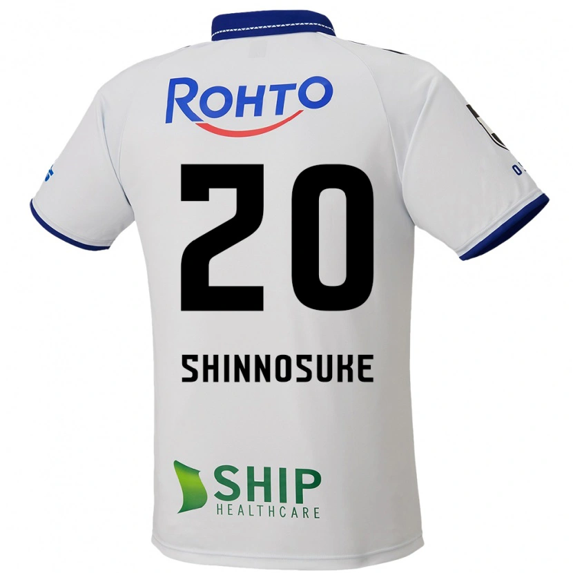 Danxen Dzieci Shinnosuke Nakatani #20 Niebieski Biały Czarny Wyjazdowa Koszulka 2025/26 Koszulki Klubowe