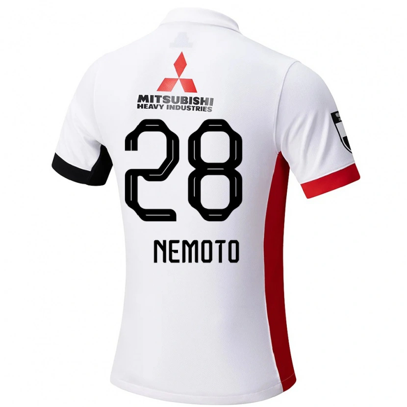 Danxen Dzieci Kenta Nemoto #28 Czerwony Biały Wyjazdowa Koszulka 2025/26 Koszulki Klubowe