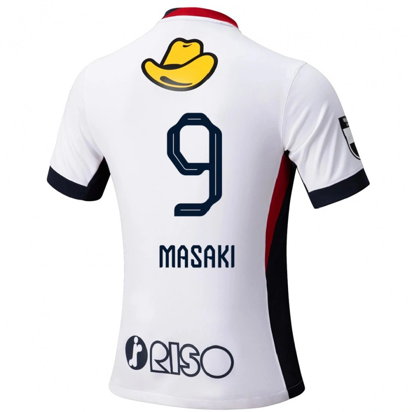 Danxen Dzieci Hiroto Masaki #9 Czerwony Czarny Wyjazdowa Koszulka 2025/26 Koszulki Klubowe