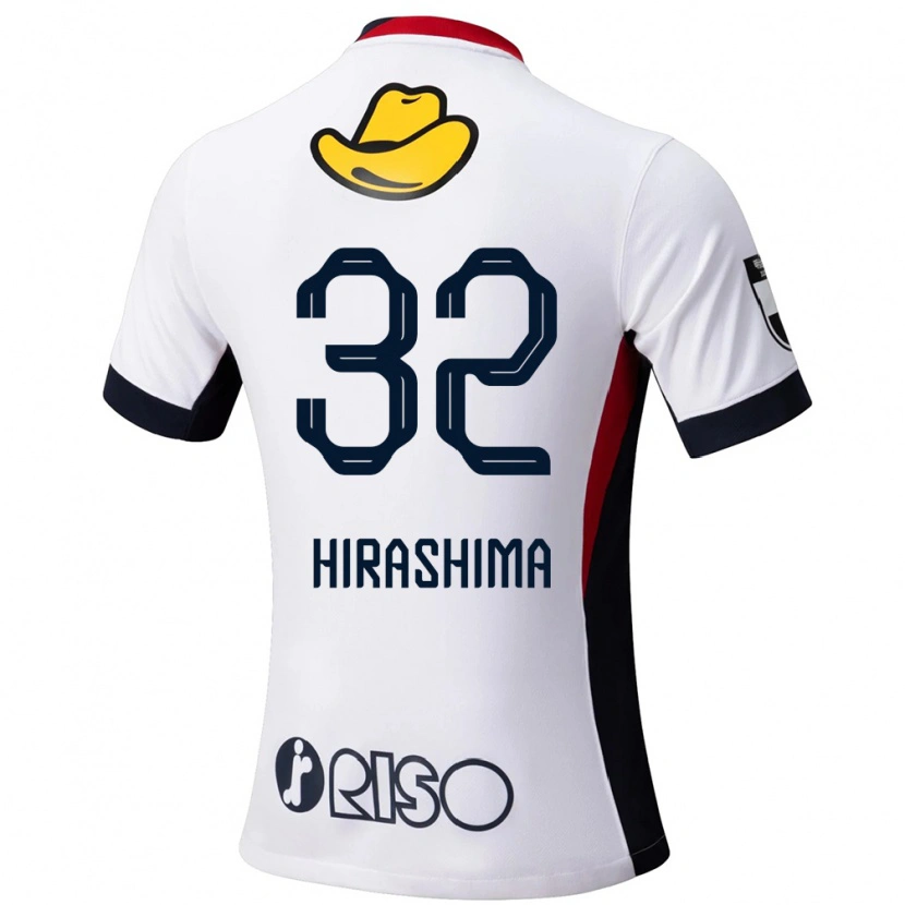 Danxen Dzieci Daigo Hirashima #32 Czerwony Czarny Wyjazdowa Koszulka 2025/26 Koszulki Klubowe