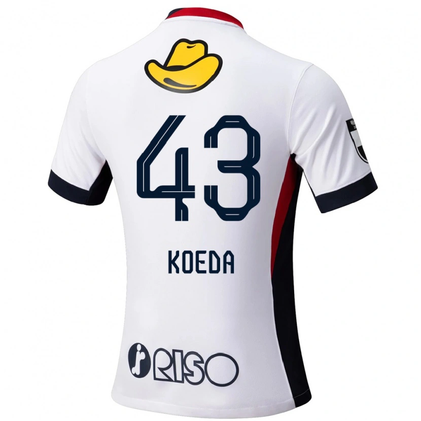 Danxen Dzieci Gemma Koeda #43 Czerwony Czarny Wyjazdowa Koszulka 2025/26 Koszulki Klubowe