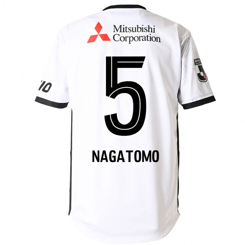 Danxen Dzieci Yuto Nagatomo #5 Królewski Niebieski Biały Wyjazdowa Koszulka 2025/26 Koszulki Klubowe