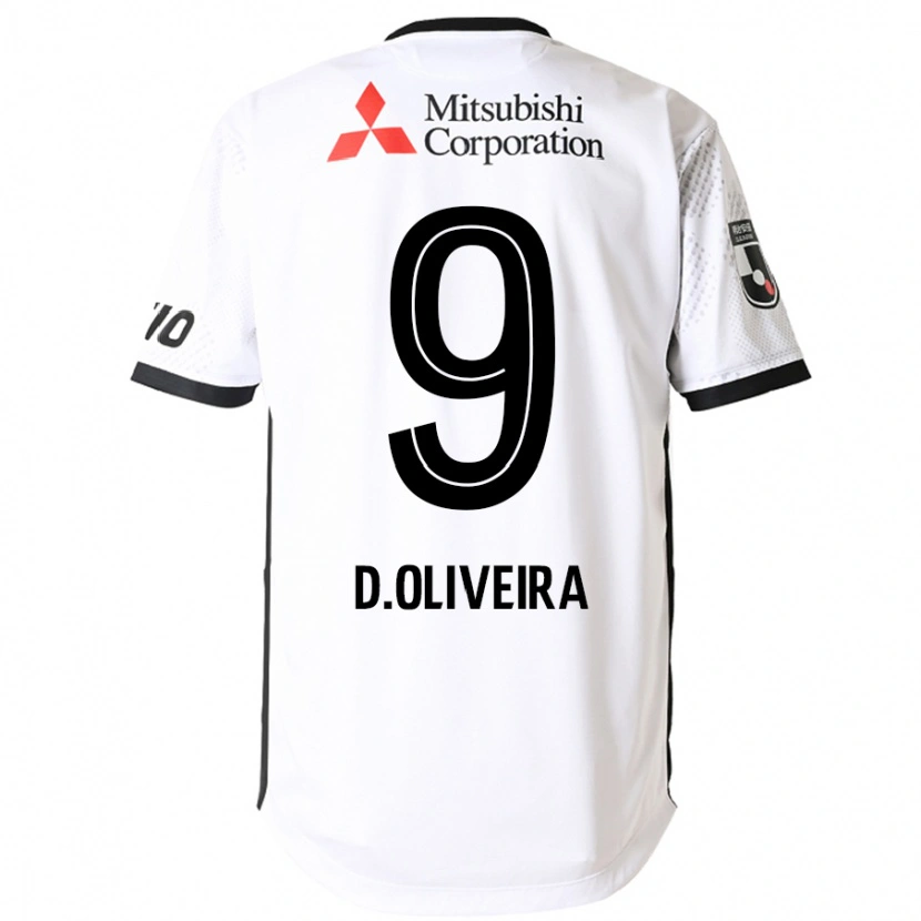 Danxen Dzieci Diego Oliveira #9 Królewski Niebieski Biały Wyjazdowa Koszulka 2025/26 Koszulki Klubowe