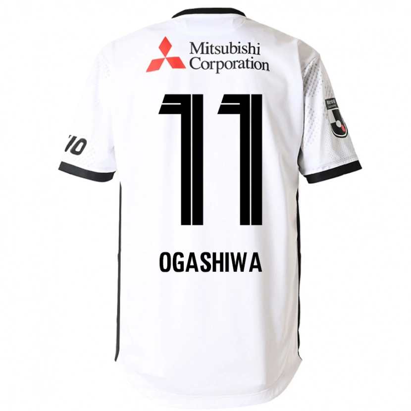 Danxen Dzieci Tsuyoshi Ogashiwa #11 Królewski Niebieski Biały Wyjazdowa Koszulka 2025/26 Koszulki Klubowe