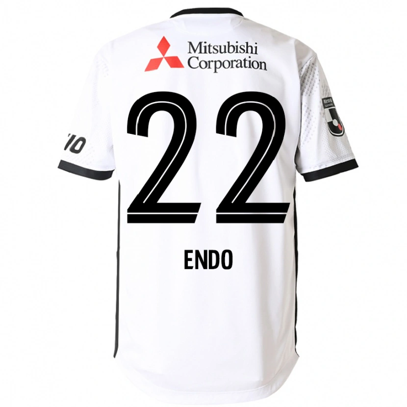 Danxen Dzieci Keita Endo #22 Królewski Niebieski Biały Wyjazdowa Koszulka 2025/26 Koszulki Klubowe