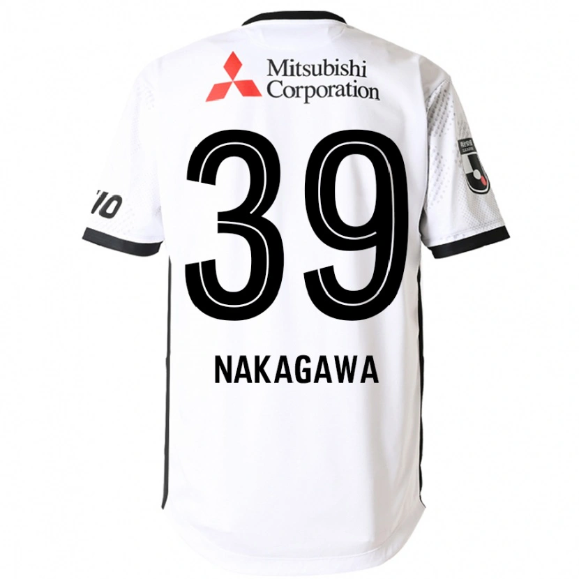 Danxen Dzieci Teruhito Nakagawa #39 Królewski Niebieski Biały Wyjazdowa Koszulka 2025/26 Koszulki Klubowe