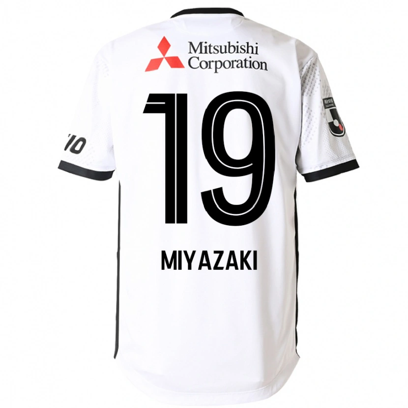 Danxen Dzieci Kiwara Miyazaki #19 Królewski Niebieski Biały Wyjazdowa Koszulka 2025/26 Koszulki Klubowe