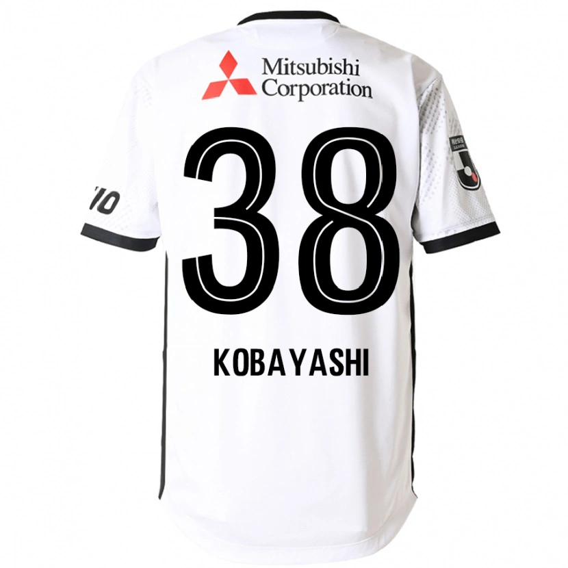 Danxen Dzieci Riku Kobayashi #38 Królewski Niebieski Biały Wyjazdowa Koszulka 2025/26 Koszulki Klubowe