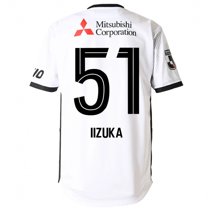 Danxen Dzieci Yoshihito Iizuka #51 Królewski Niebieski Biały Wyjazdowa Koszulka 2025/26 Koszulki Klubowe