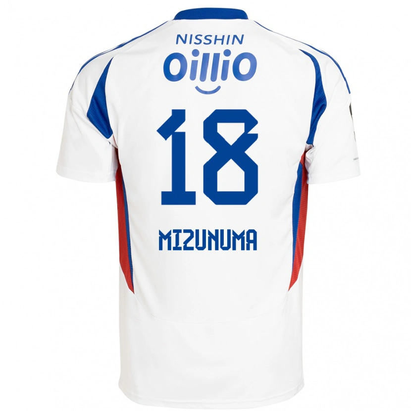 Danxen Dzieci Kota Mizunuma #18 Królewski Niebieski Biały Wyjazdowa Koszulka 2025/26 Koszulki Klubowe