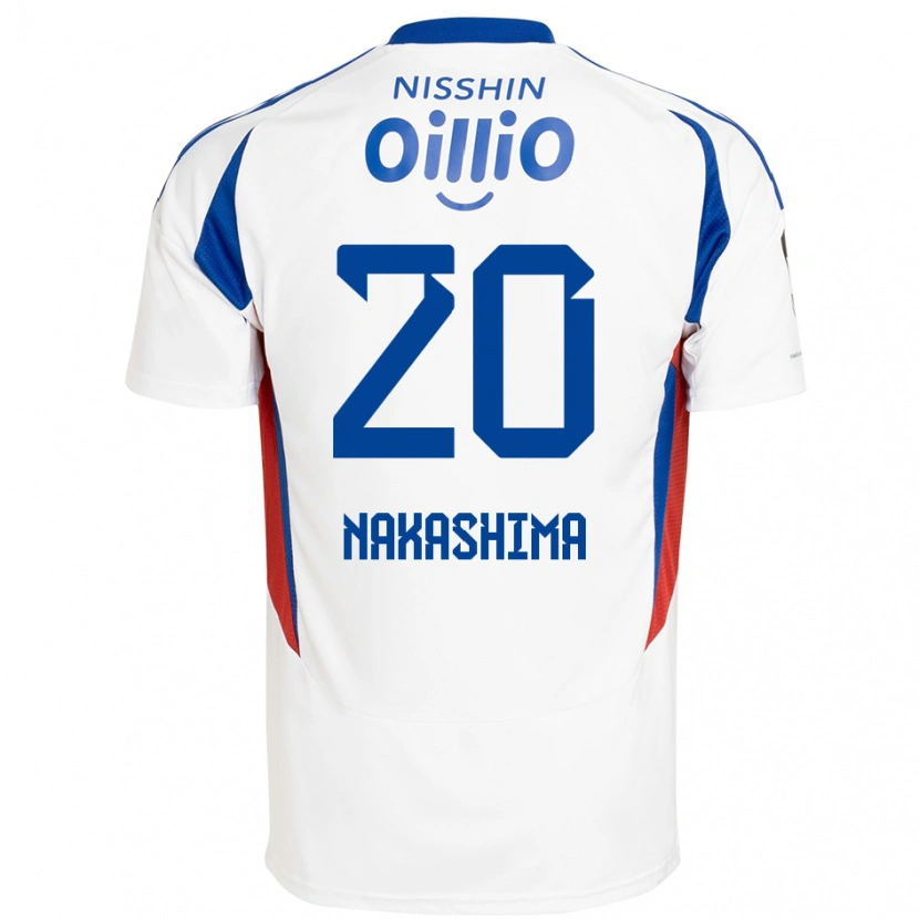 Danxen Dzieci Rikuto Nakashima #20 Królewski Niebieski Biały Wyjazdowa Koszulka 2025/26 Koszulki Klubowe