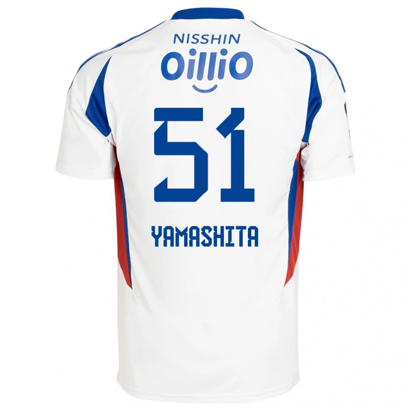 Danxen Dzieci Shoma Yamashita #51 Królewski Niebieski Biały Wyjazdowa Koszulka 2025/26 Koszulki Klubowe