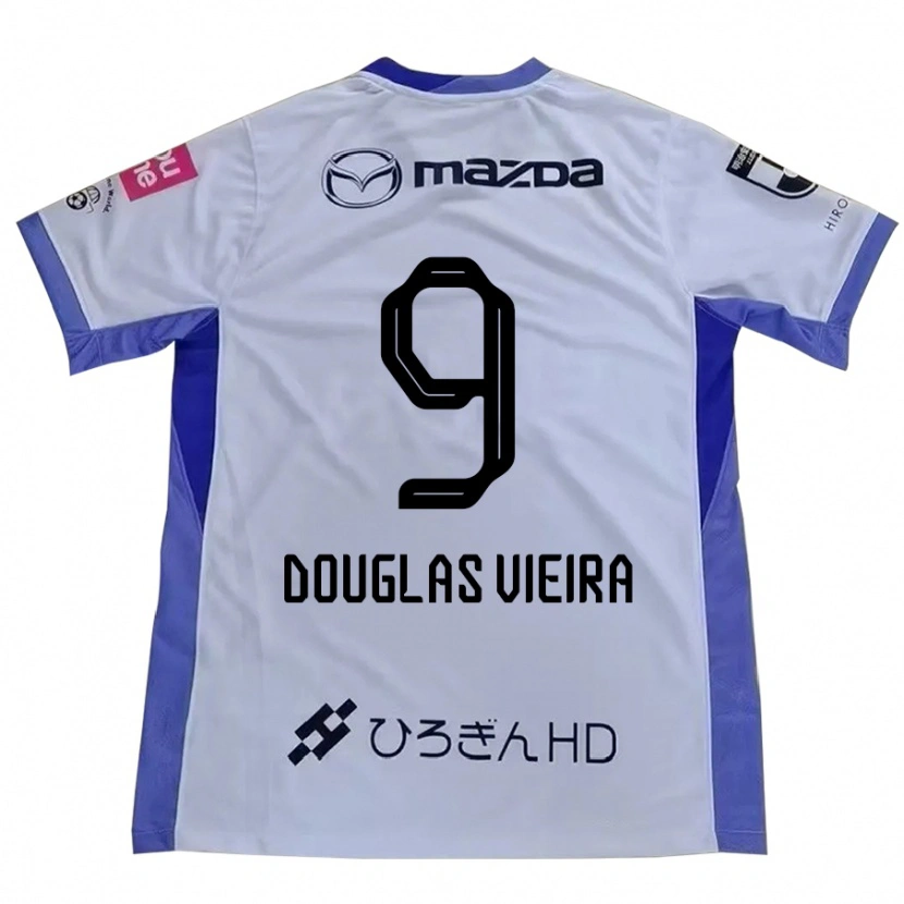 Danxen Dzieci Douglas Vieira #9 Fioletowy Pomarańczowy Wyjazdowa Koszulka 2025/26 Koszulki Klubowe