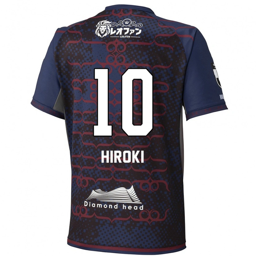 Danxen Dzieci Hiroki Miyazawa #10 Czerwony Czarny Wyjazdowa Koszulka 2025/26 Koszulki Klubowe