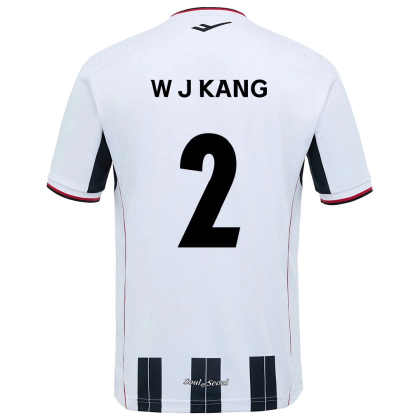 Danxen Dzieci Jae-Won Kang #2 Czarny Czerwony Wyjazdowa Koszulka 2025/26 Koszulki Klubowe