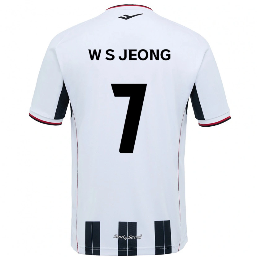 Danxen Dzieci Seung-Won Jeong #7 Czarny Czerwony Wyjazdowa Koszulka 2025/26 Koszulki Klubowe