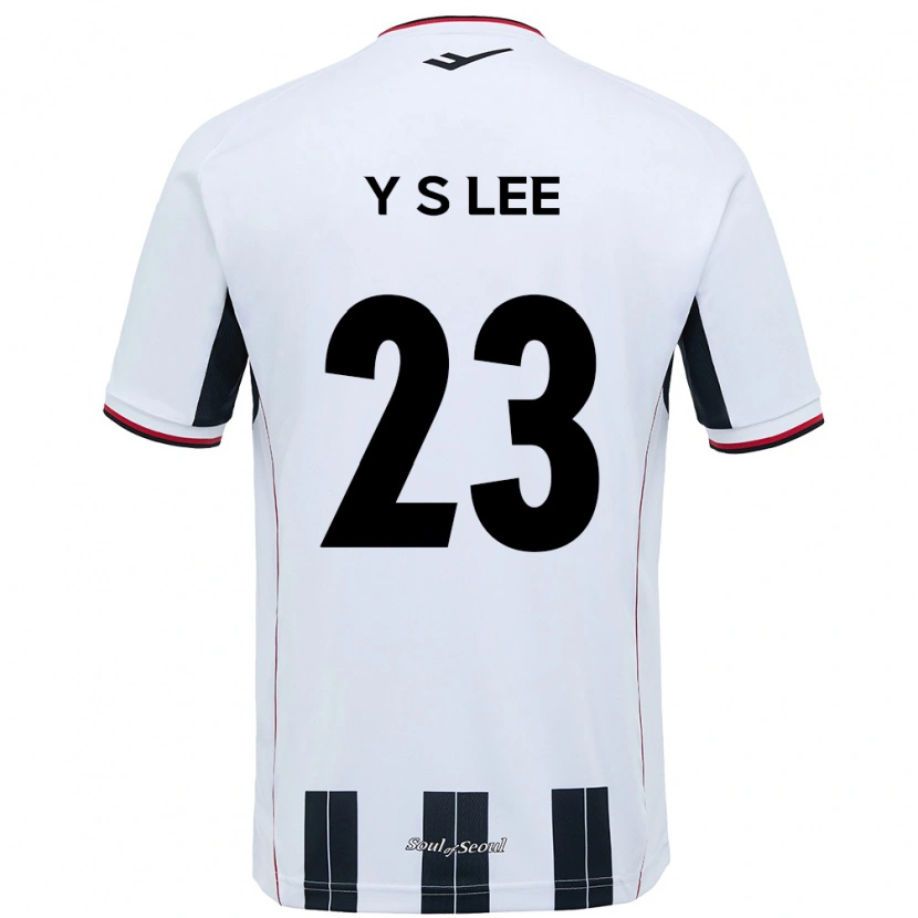 Danxen Dzieci Si-Young Lee #23 Czarny Czerwony Wyjazdowa Koszulka 2025/26 Koszulki Klubowe