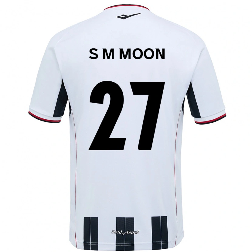 Danxen Dzieci Seon-Min Moon #27 Czarny Czerwony Wyjazdowa Koszulka 2025/26 Koszulki Klubowe