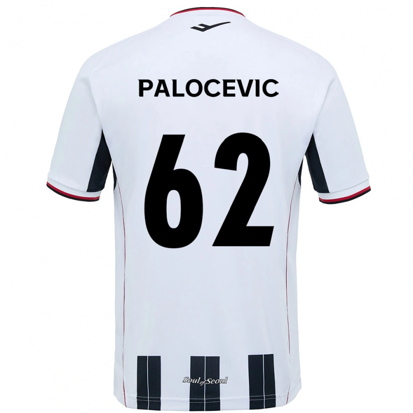 Danxen Dzieci Aleksandar Palocevic #62 Czarny Czerwony Wyjazdowa Koszulka 2025/26 Koszulki Klubowe