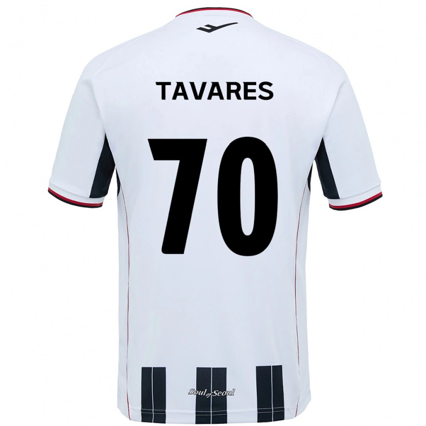 Danxen Dzieci Ronaldo Tavares #70 Czarny Czerwony Wyjazdowa Koszulka 2025/26 Koszulki Klubowe