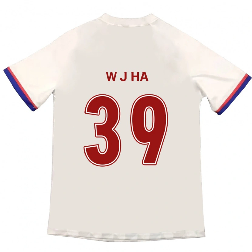 Danxen Dzieci Jung-Woo Ha #39 Królewski Niebieski Czerwony Wyjazdowa Koszulka 2025/26 Koszulki Klubowe