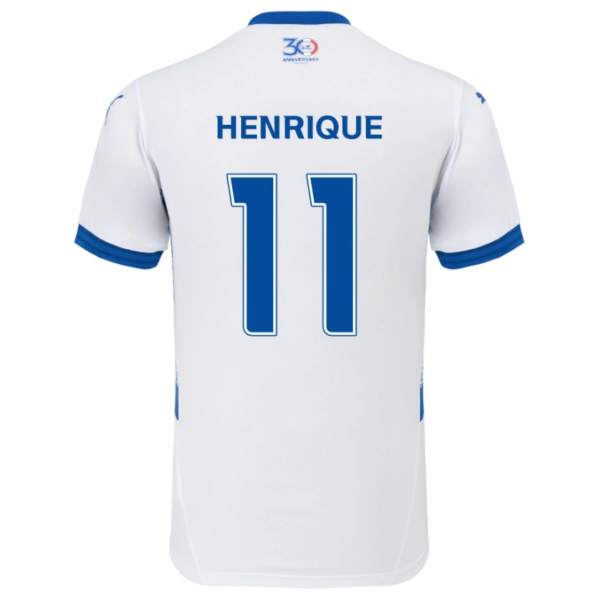 Danxen Dzieci Paulo Henrique #11 Królewski Niebieski Biały Wyjazdowa Koszulka 2025/26 Koszulki Klubowe