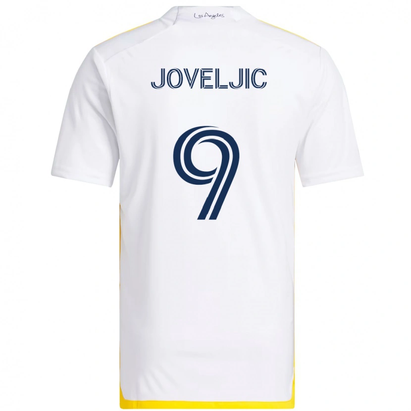 Danxen Męski Dejan Joveljic #9 Fioletowy Niebieski Domowa Koszulka 2025/26 Koszulki Klubowe