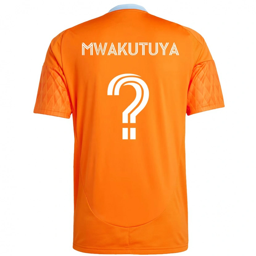 Danxen Męski Isaac Mwakutuya #0 Fioletowy Pomarańczowy Domowa Koszulka 2025/26 Koszulki Klubowe