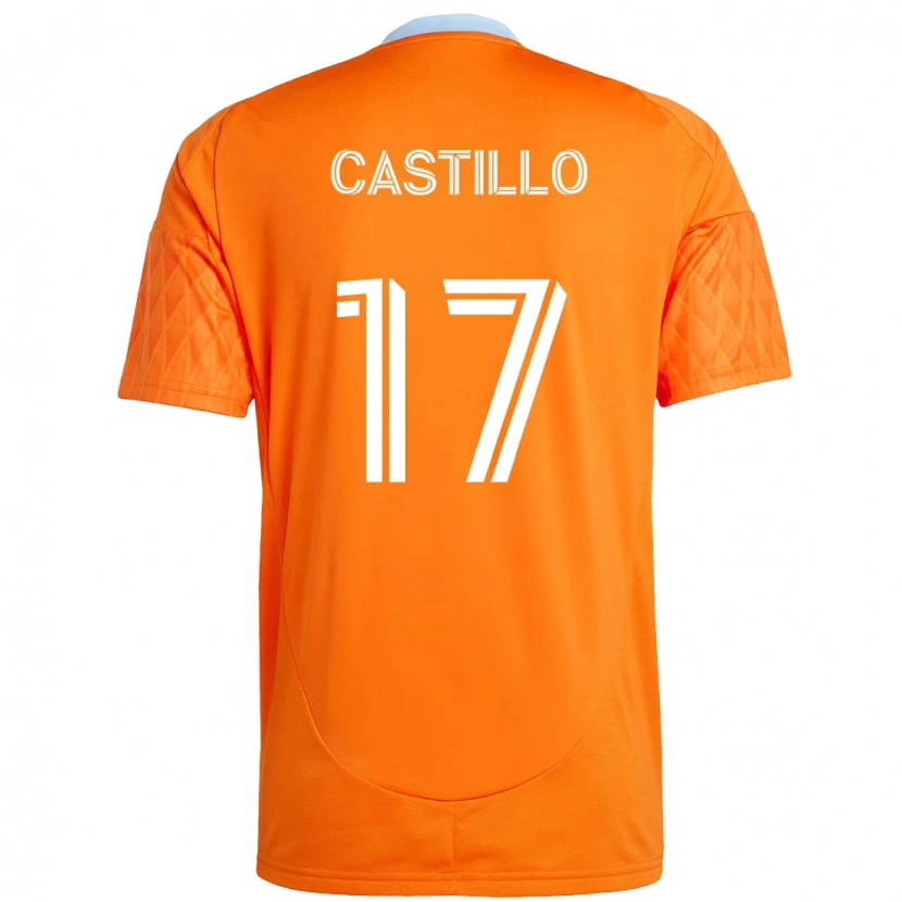 Danxen Męski Joyner Castillo #17 Fioletowy Pomarańczowy Domowa Koszulka 2025/26 Koszulki Klubowe