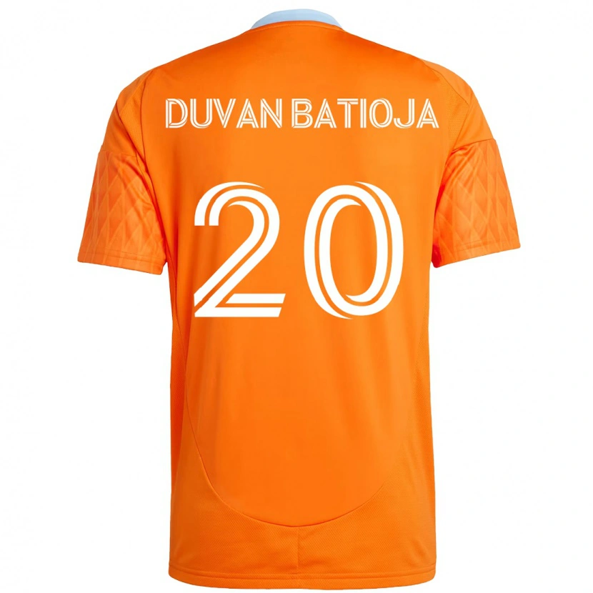 Danxen Męski Andy Batioja #20 Fioletowy Pomarańczowy Domowa Koszulka 2025/26 Koszulki Klubowe