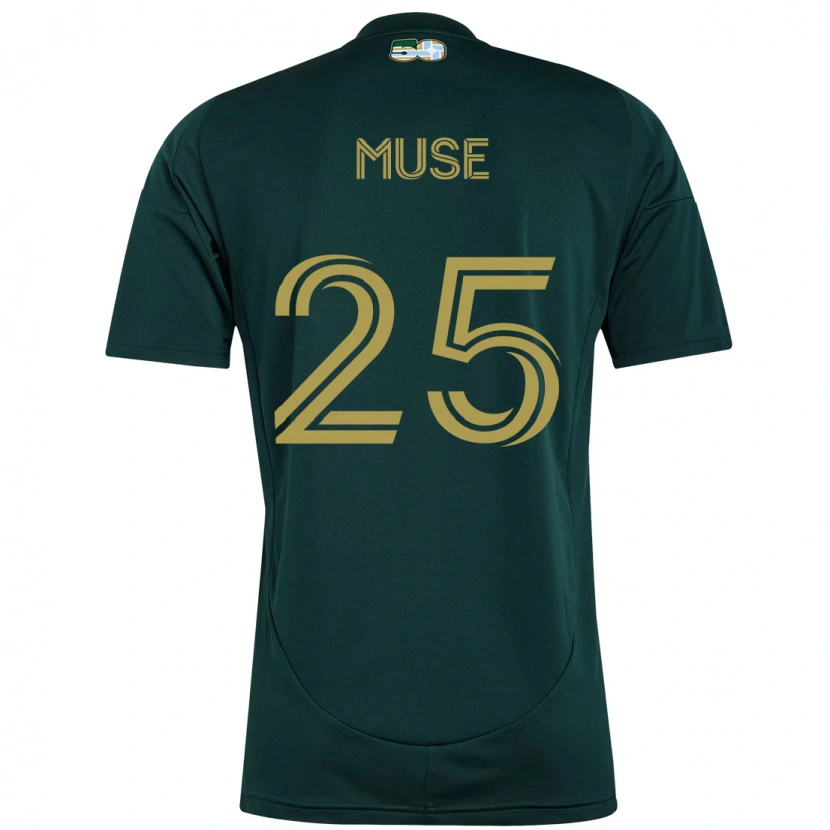 Danxen Męski Trey Muse #25 Beżowy Zielony Domowa Koszulka 2025/26 Koszulki Klubowe