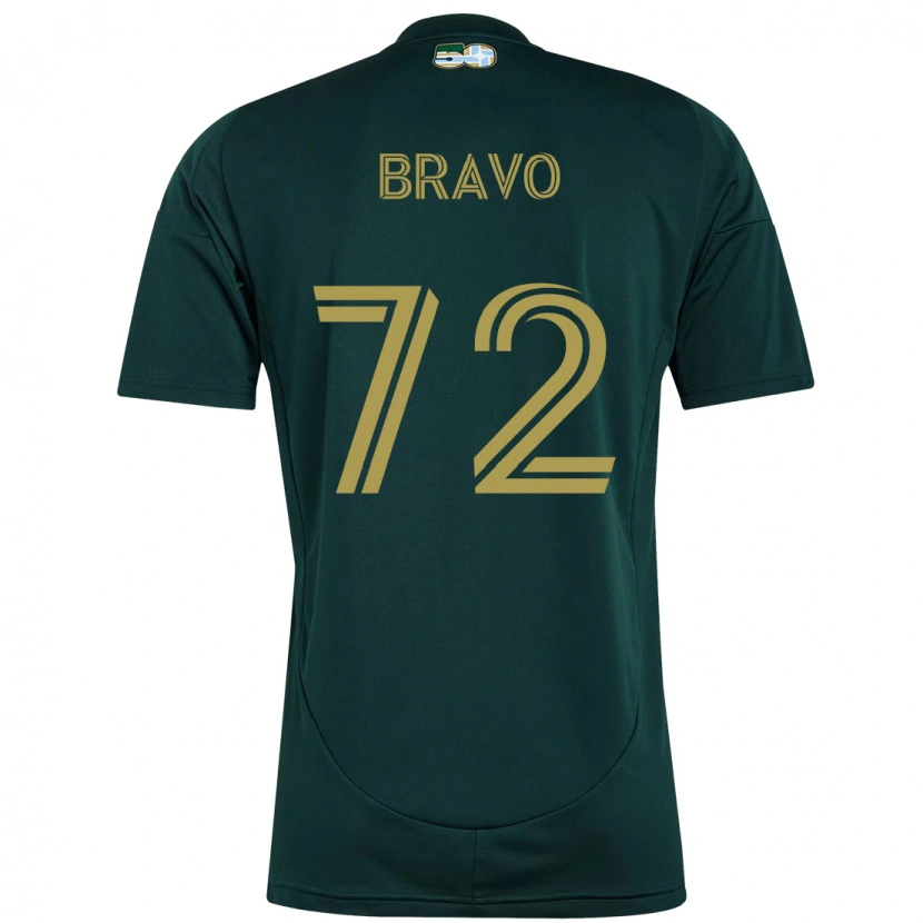 Danxen Męski Julian Bravo #72 Beżowy Zielony Domowa Koszulka 2025/26 Koszulki Klubowe