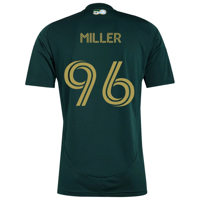 Danxen Męski Carver Miller #96 Beżowy Zielony Domowa Koszulka 2025/26 Koszulki Klubowe