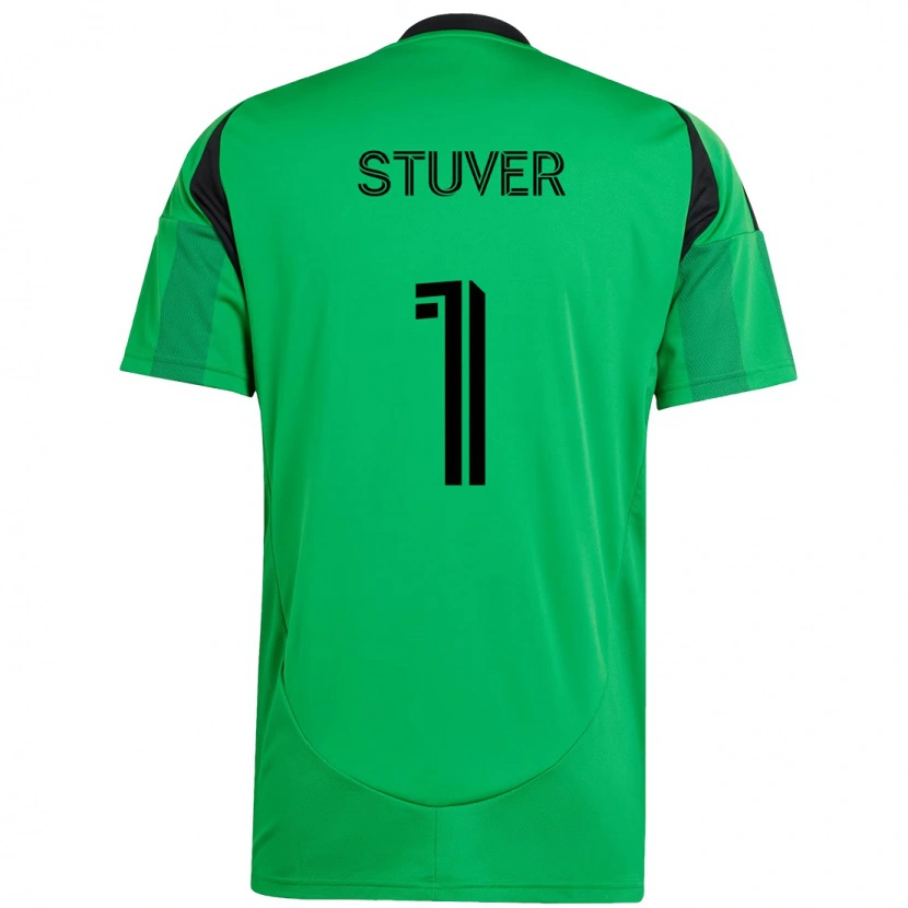 Danxen Męski Brad Stuver #1 Zielony Czarny Domowa Koszulka 2025/26 Koszulki Klubowe