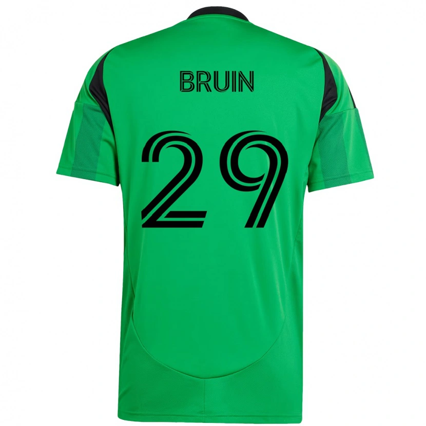 Danxen Męski Will Bruin #29 Zielony Czarny Domowa Koszulka 2025/26 Koszulki Klubowe