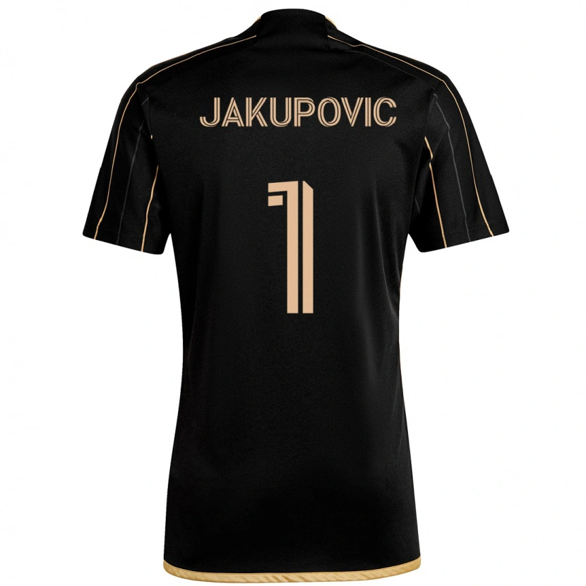 Danxen Męski Eldin Jakupovic #1 Biały Brązowy Domowa Koszulka 2025/26 Koszulki Klubowe