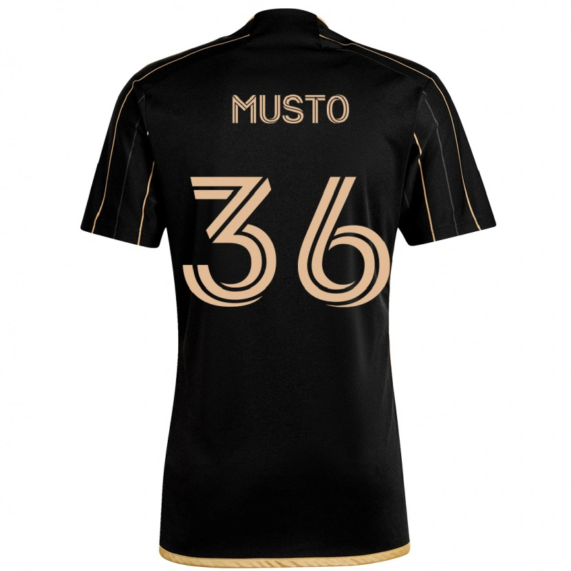 Danxen Męski Tommy Musto #36 Czarny Brązowy Domowa Koszulka 2025/26 Koszulki Klubowe