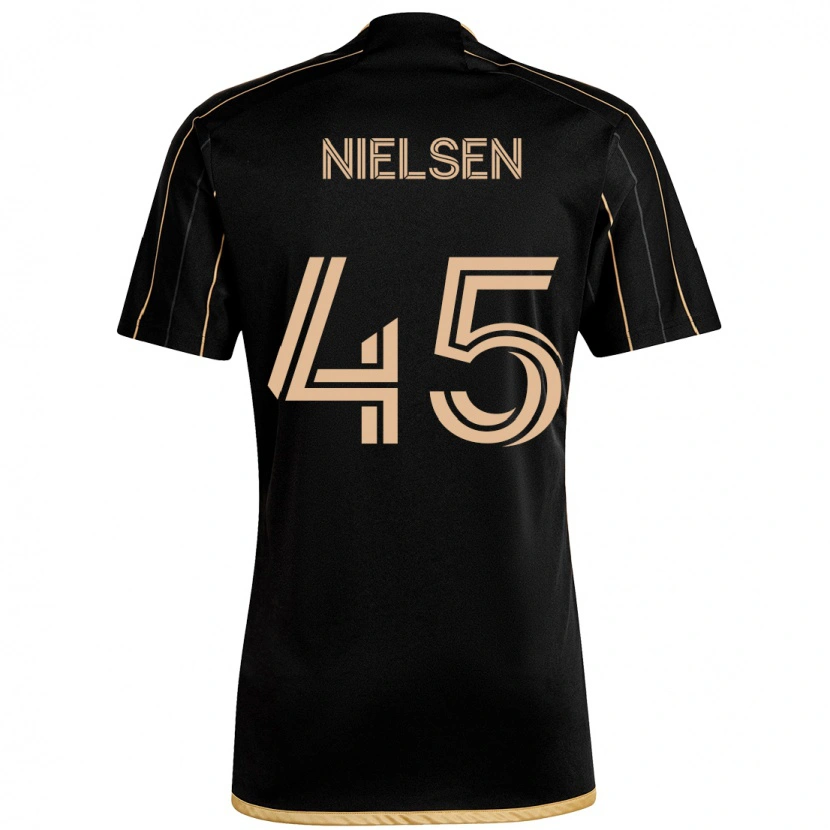 Danxen Męski Kenny Nielsen #45 Biały Brązowy Domowa Koszulka 2025/26 Koszulki Klubowe